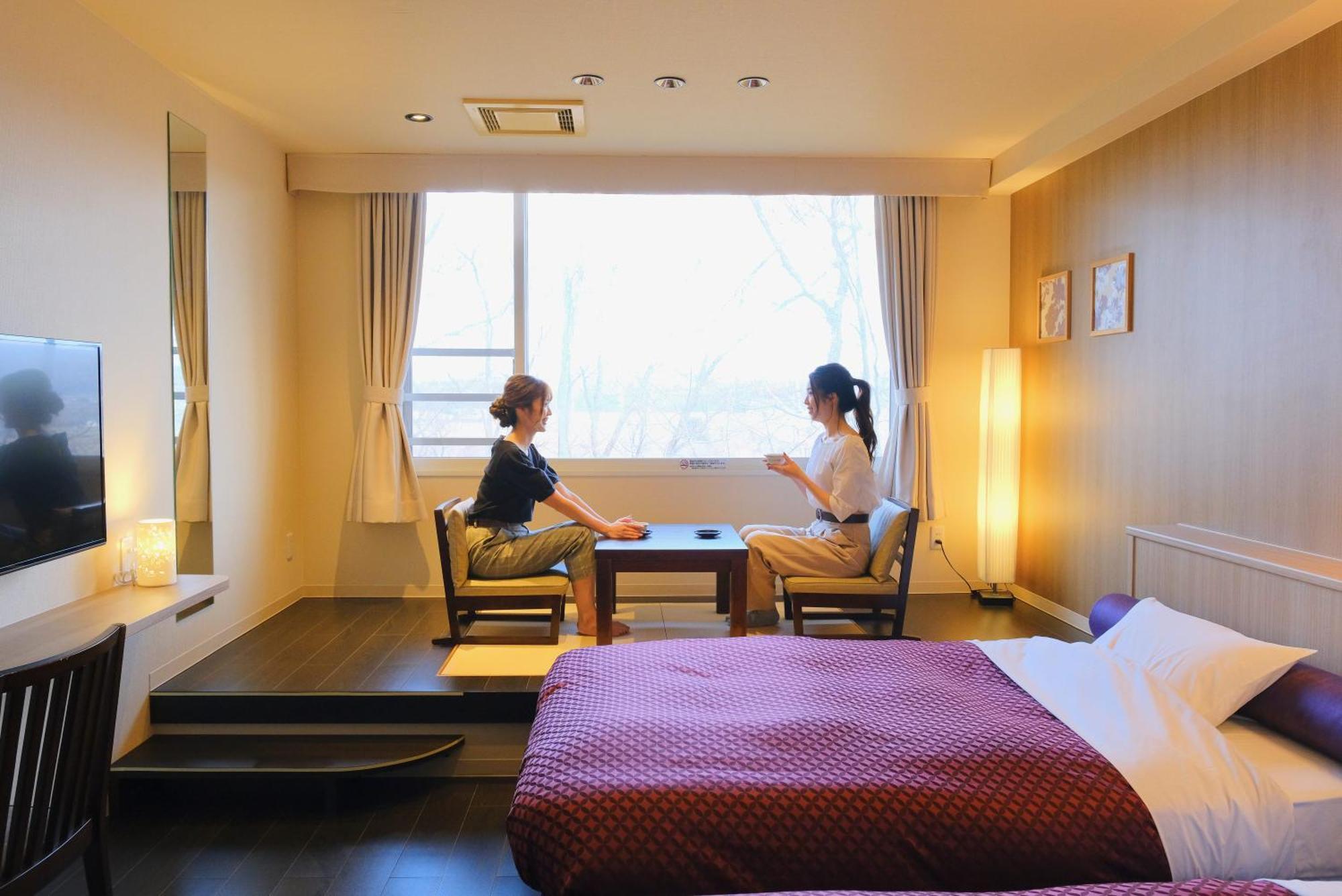 Morinoyu Hotel Hanakagura Asahikawa Exterior foto